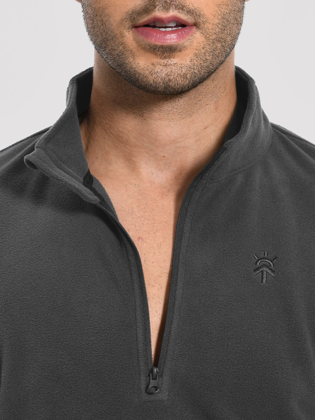 Men's Anti-Static Quarter-Zip Fleece Pullover