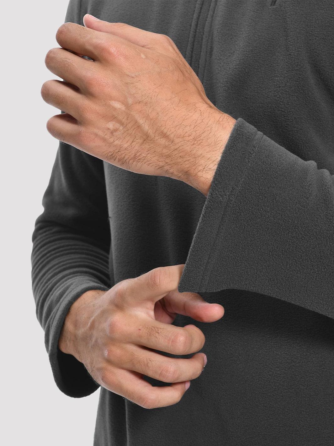Men's Anti-Static Quarter-Zip Fleece Pullover