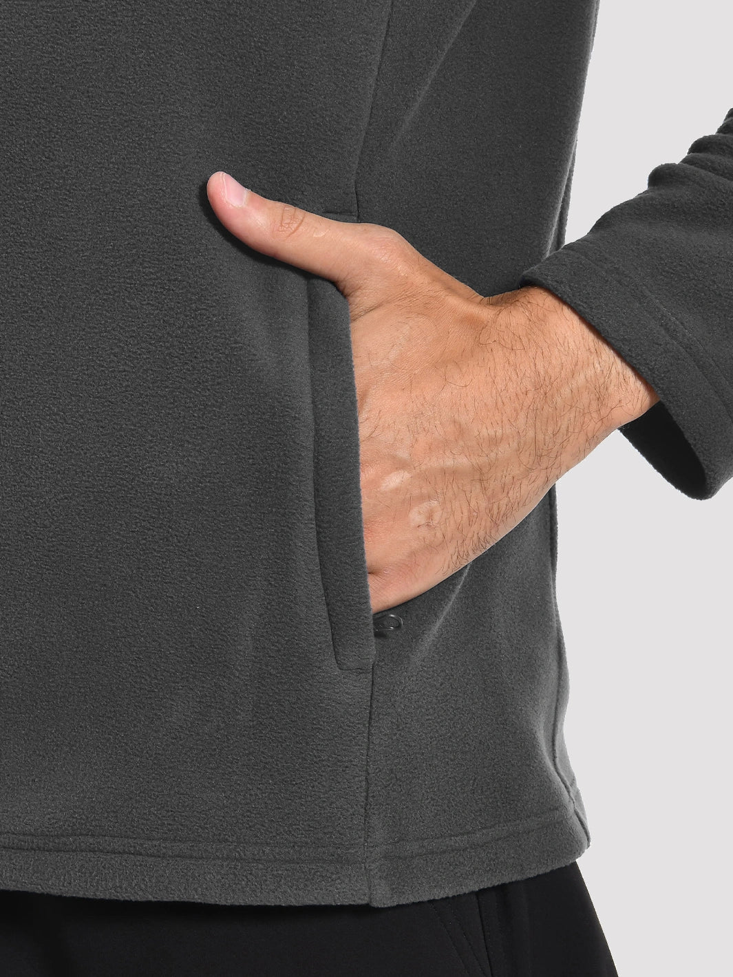 Men's Anti-Static Quarter-Zip Fleece Pullover