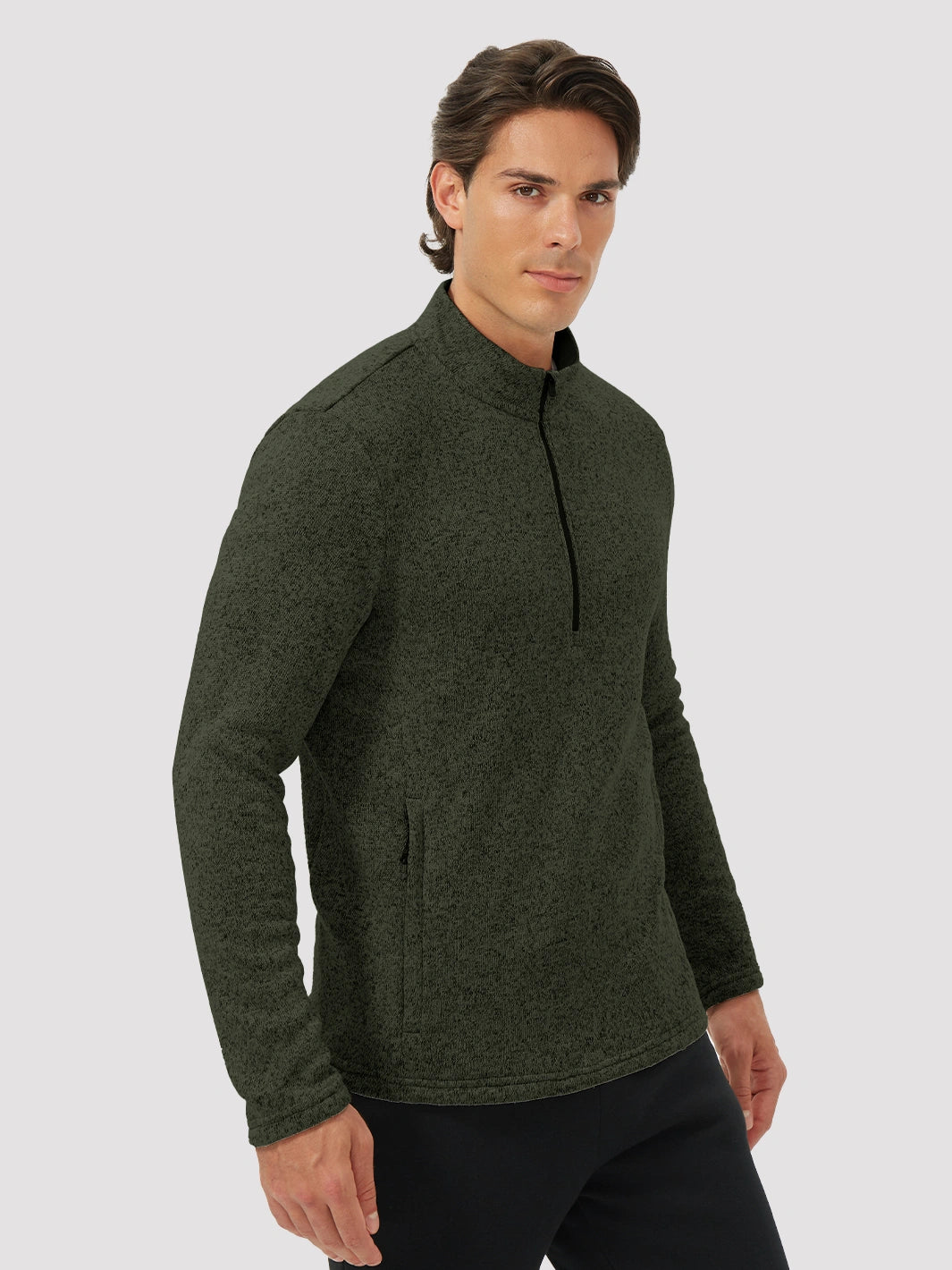 Men's Anti-Static Quarter-Zip Fleece Pullover