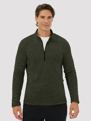 Men's Anti-Static Quarter-Zip Fleece Pullover