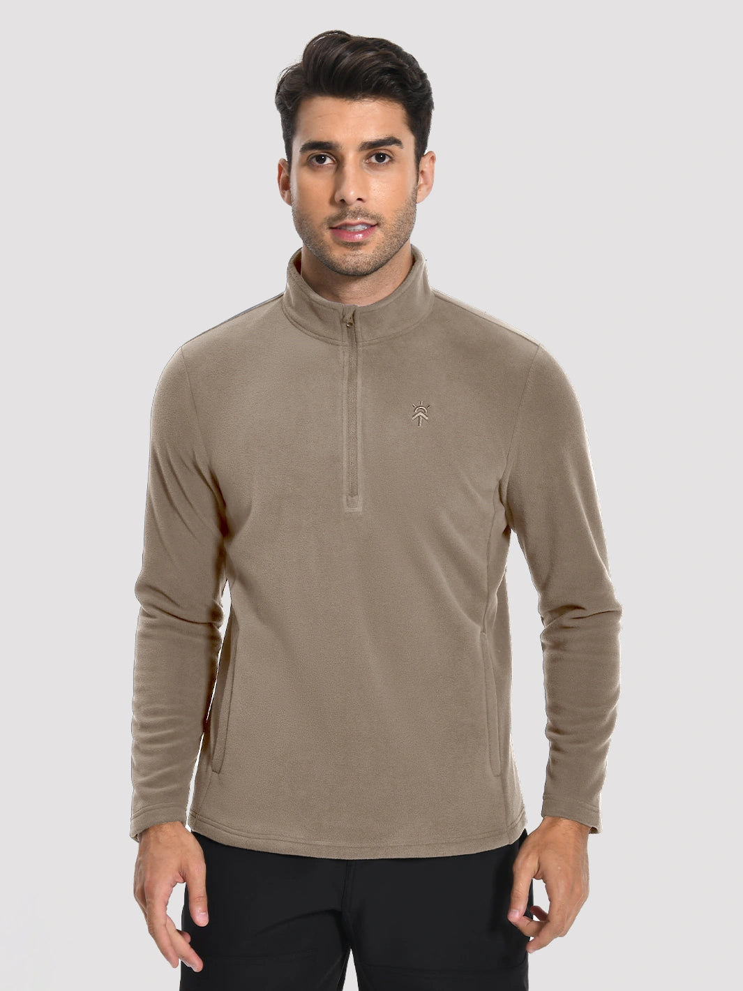 Men's Anti-Static Quarter-Zip Fleece Pullover
