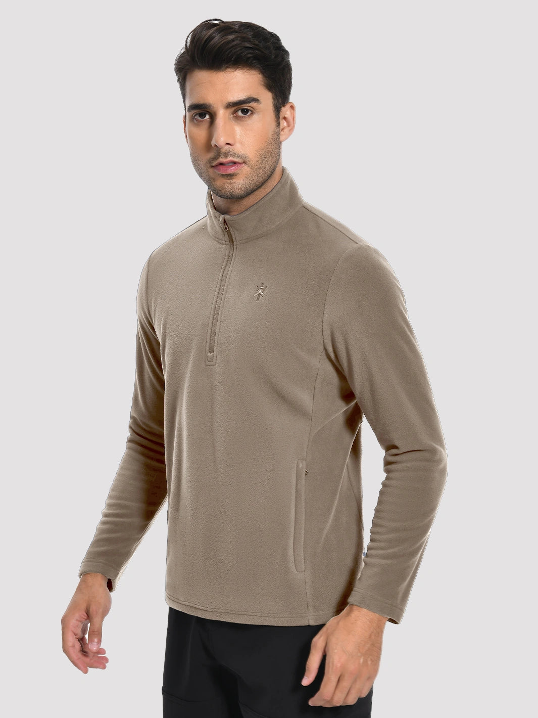 Men's Anti-Static Quarter-Zip Fleece Pullover
