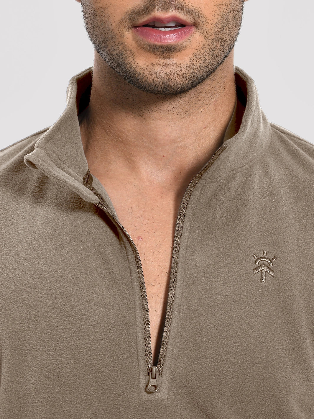 Men's Anti-Static Quarter-Zip Fleece Pullover