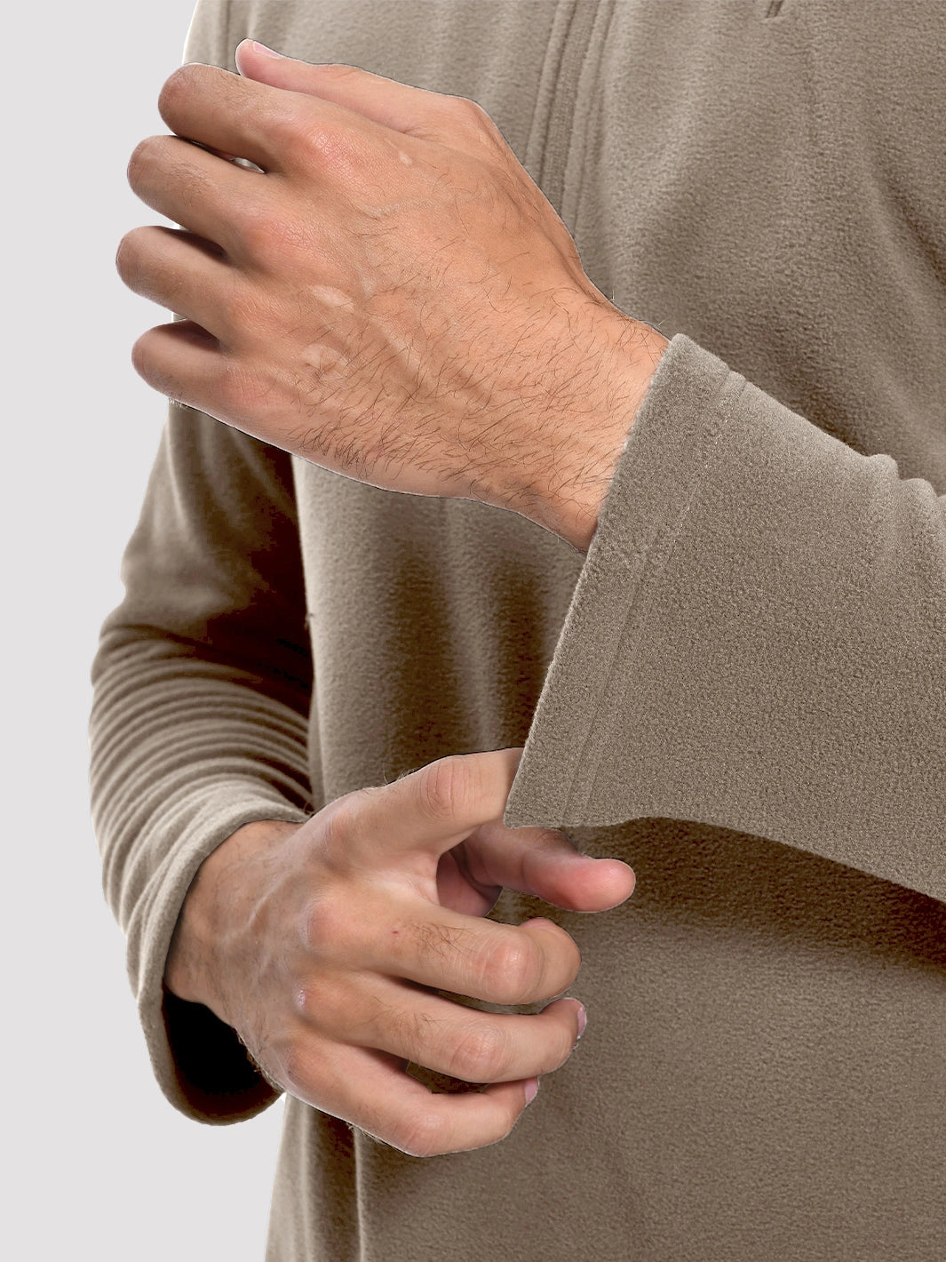 Men's Anti-Static Quarter-Zip Fleece Pullover