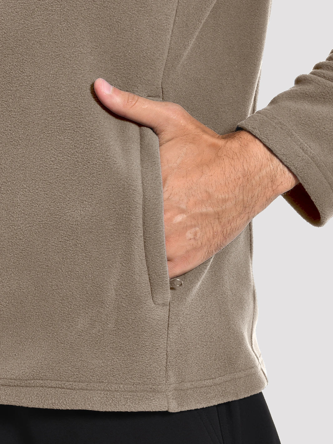 Men's Anti-Static Quarter-Zip Fleece Pullover