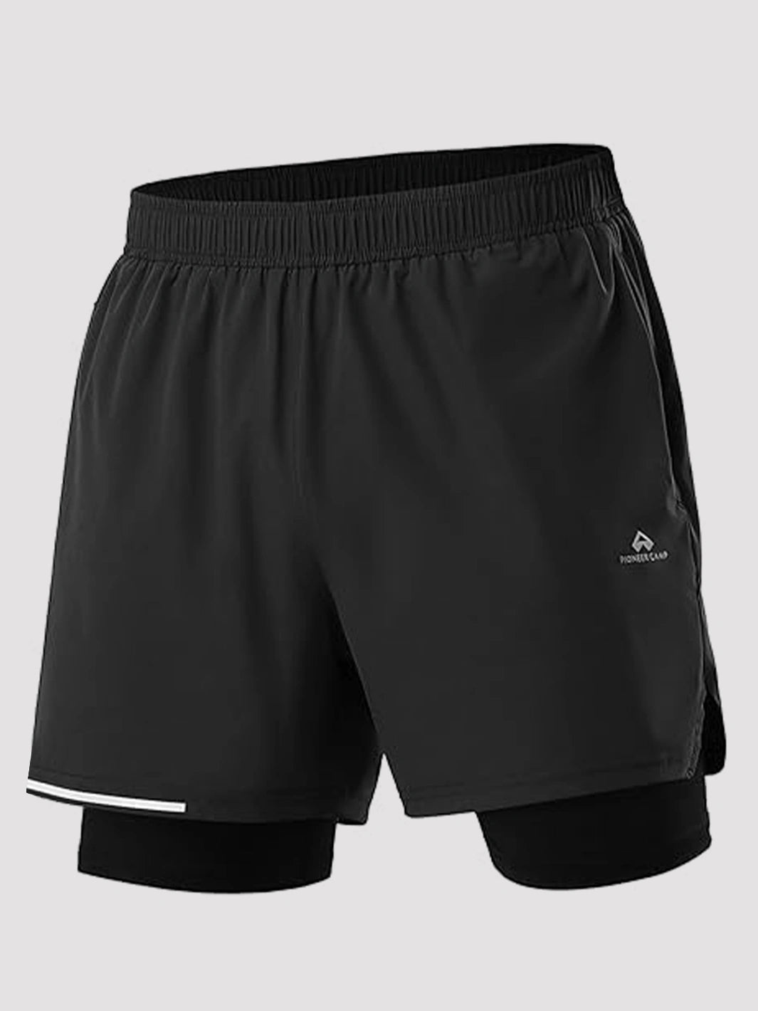 Men's 5‘’ 2-in-1 Running Shorts with Zipper Pockets
