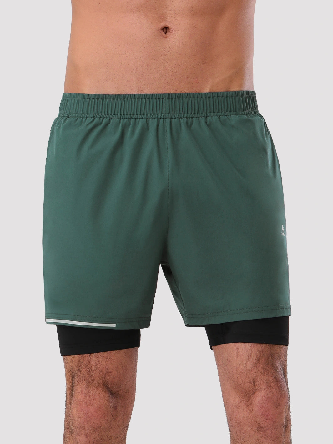 Men's 5‘’ 2-in-1 Running Shorts with Zipper Pockets