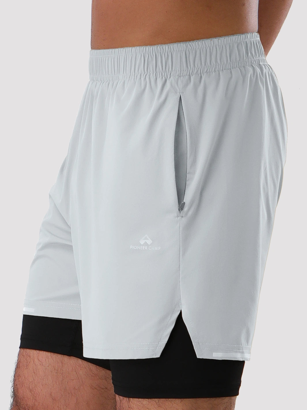 Men's 5‘’ 2-in-1 Running Shorts with Zipper Pockets
