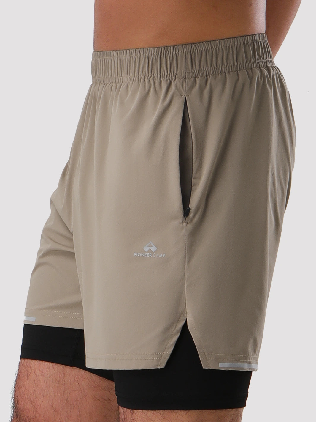 Men's 5‘’ 2-in-1 Running Shorts with Zipper Pockets