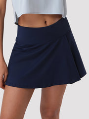 Women's UPF 50+ High-Waist Tennis Skirt with Built-In Shorts PIONEER CAMP
