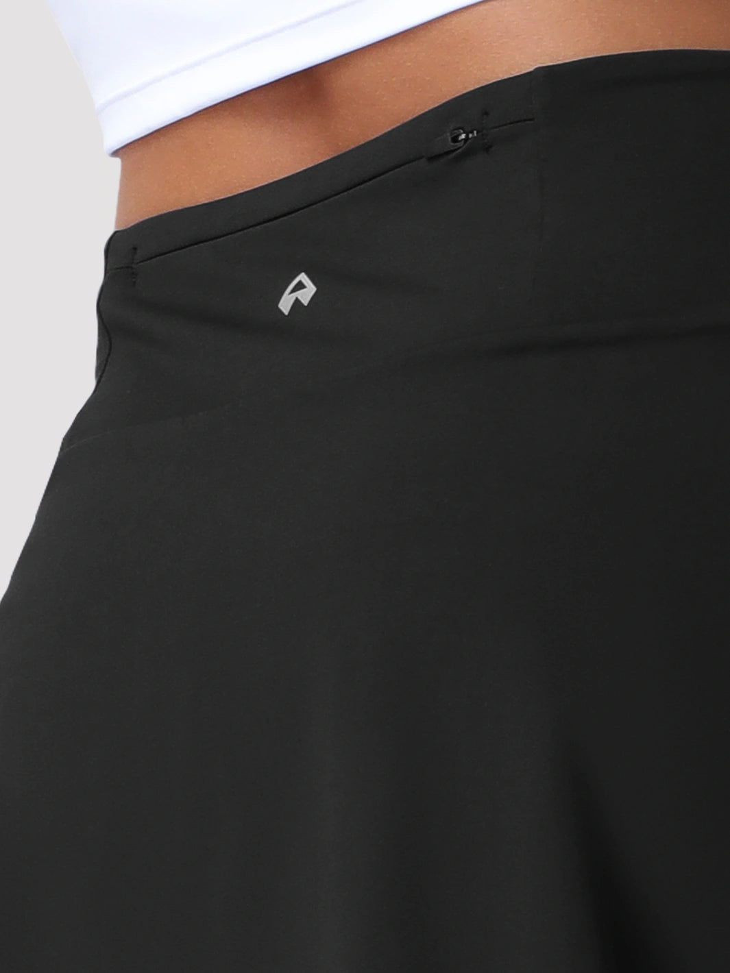 Damen UPF 50+ Tennisrock mit hoher Taille, Falten und integrierten Shorts