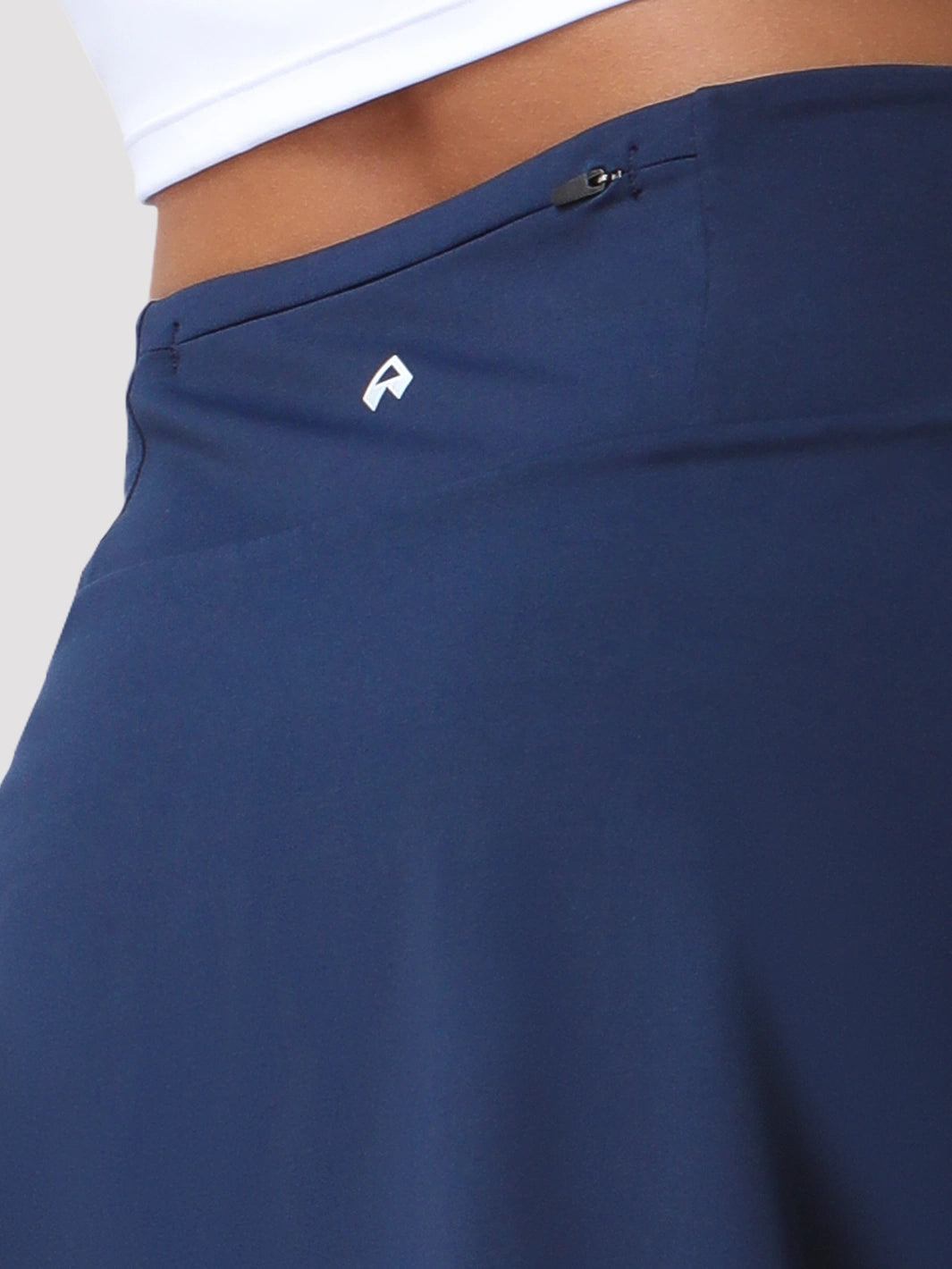 Damen UPF 50+ Tennisrock mit hoher Taille, Falten und integrierten Shorts