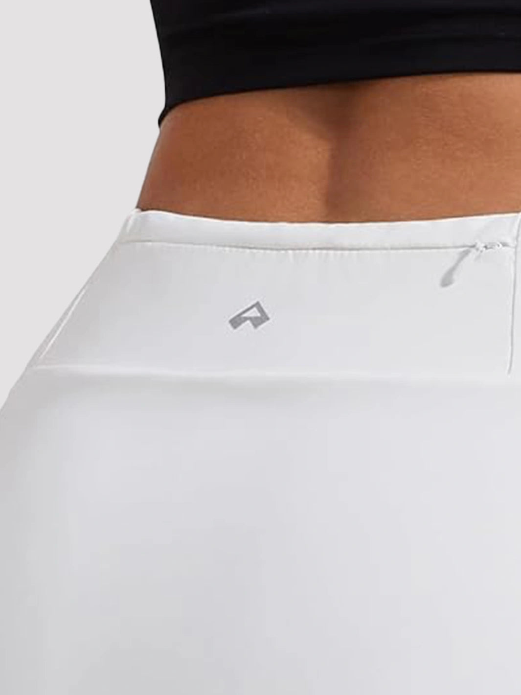 Damen UPF 50+ Tennisrock mit hoher Taille, Falten und integrierten Shorts