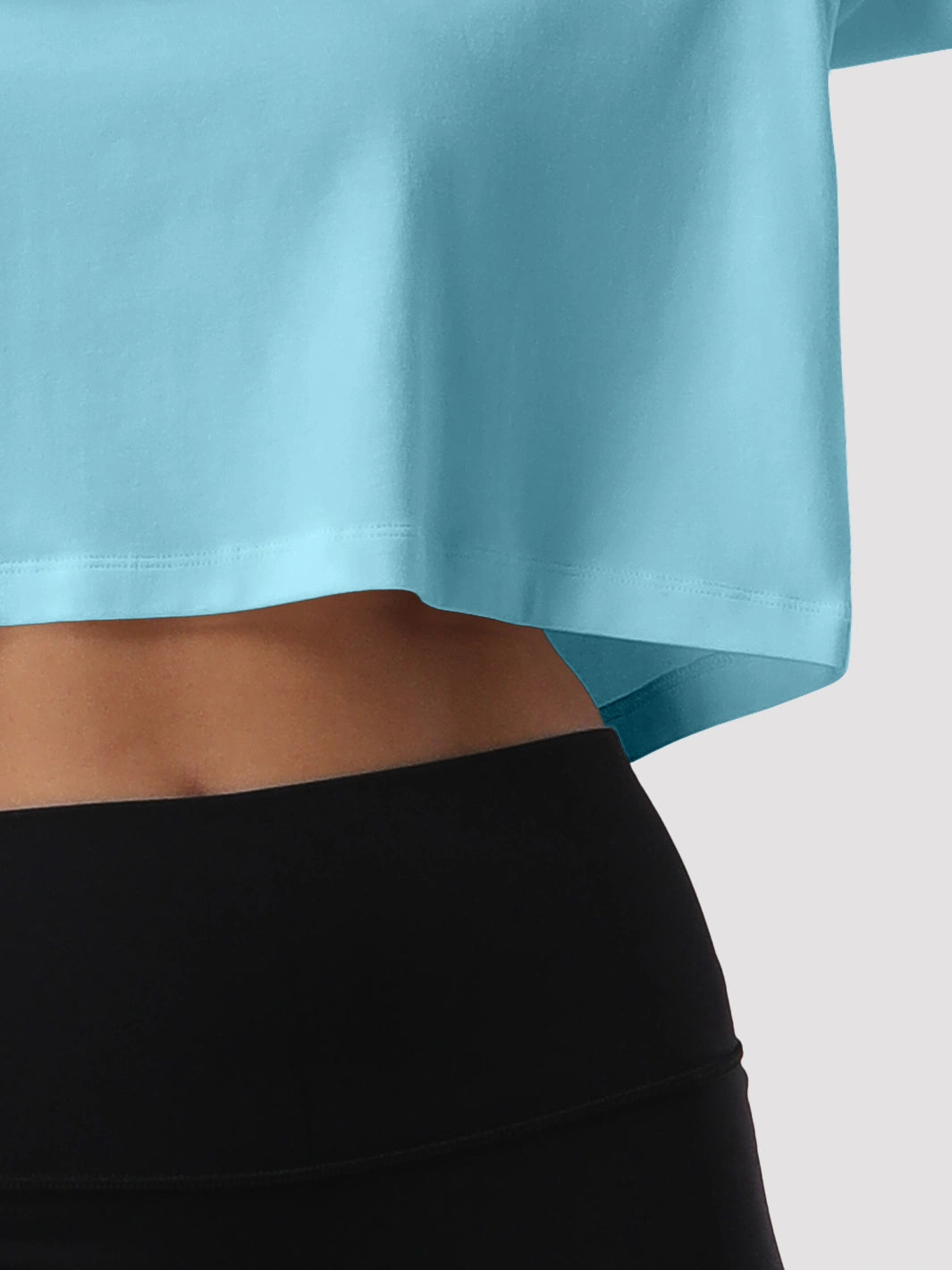 Damen Oversized Crop Sport-T-Shirt