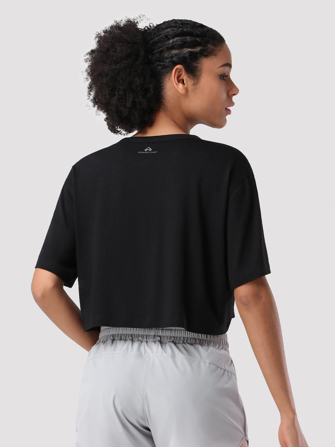 Damen Oversized Crop Sport-T-Shirt