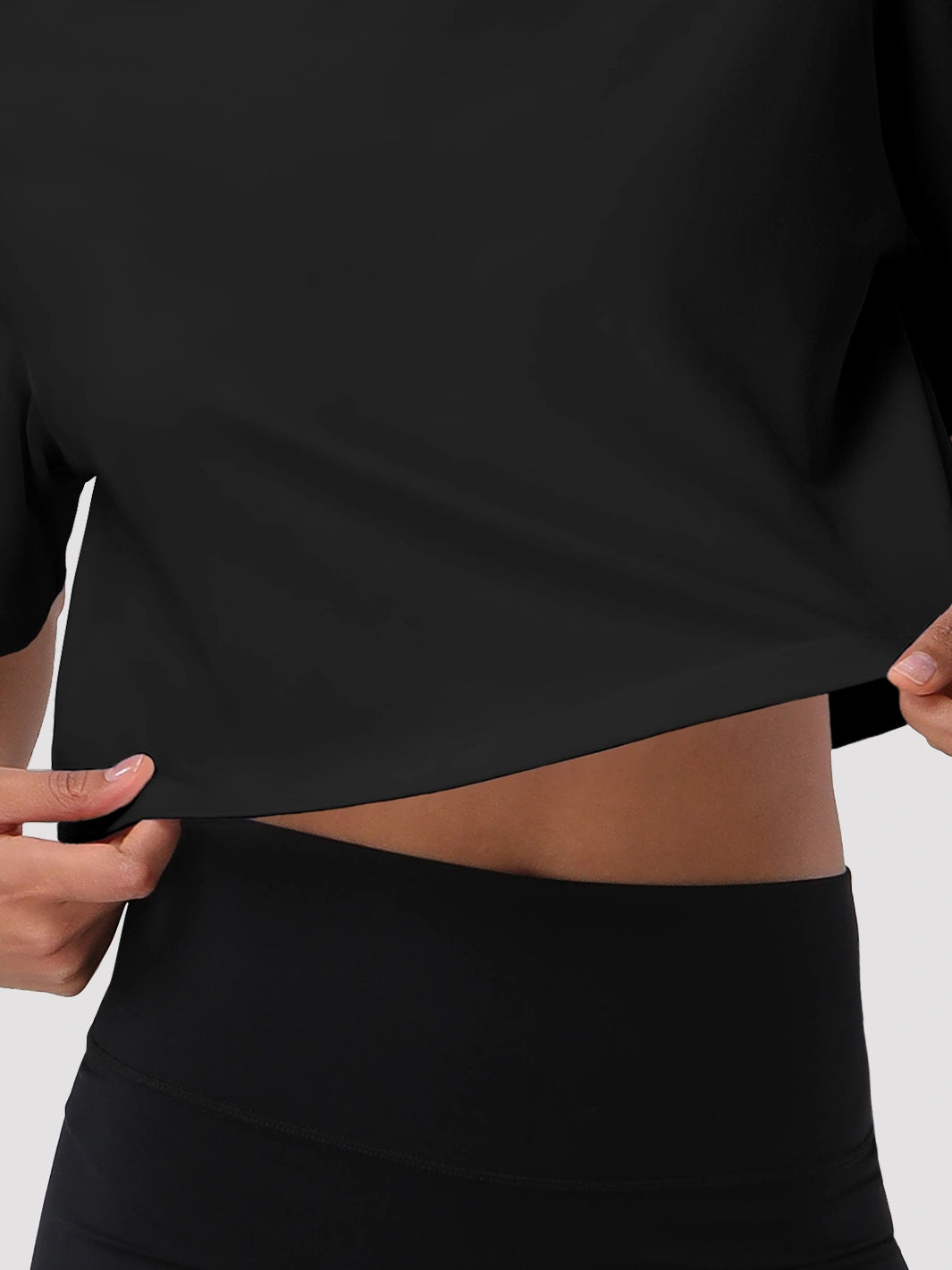 Damen Oversized Crop Sport-T-Shirt