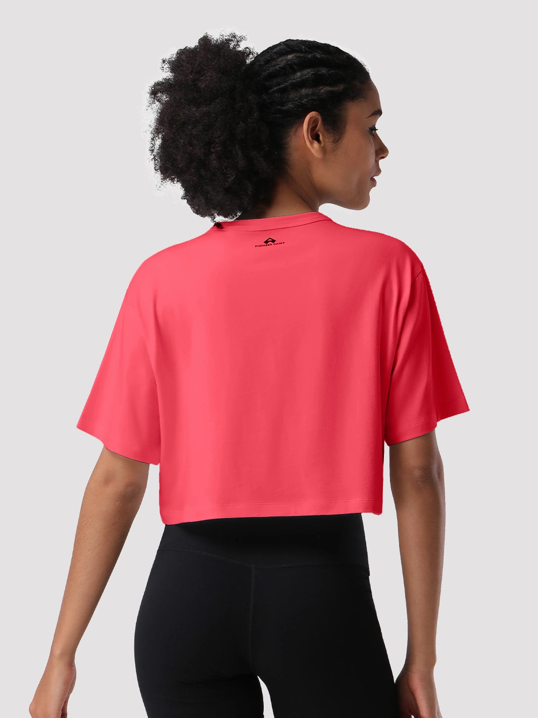 Damen Oversized Crop Sport-T-Shirt