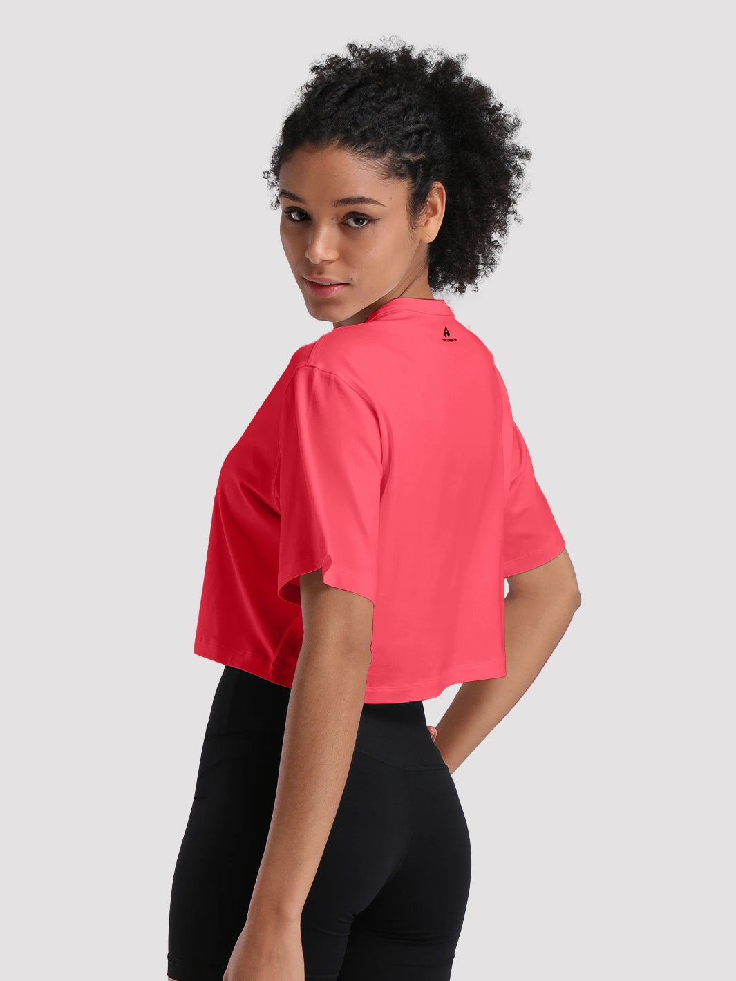Damen Oversized Crop Sport-T-Shirt