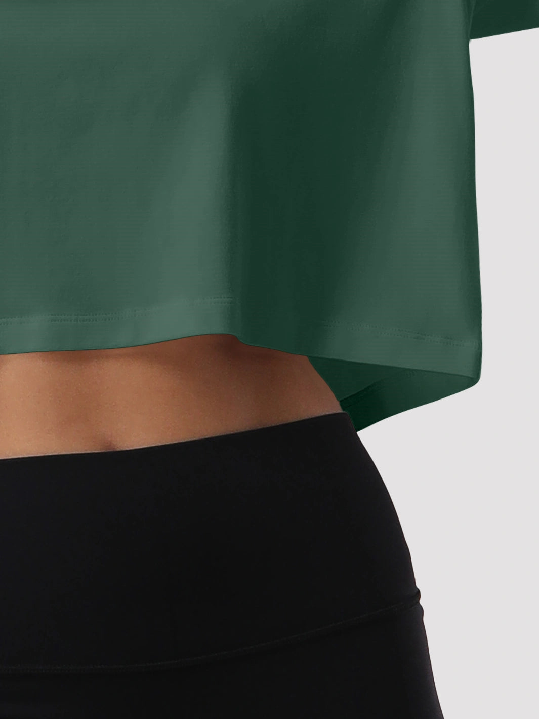 Damen Oversized Crop Sport-T-Shirt