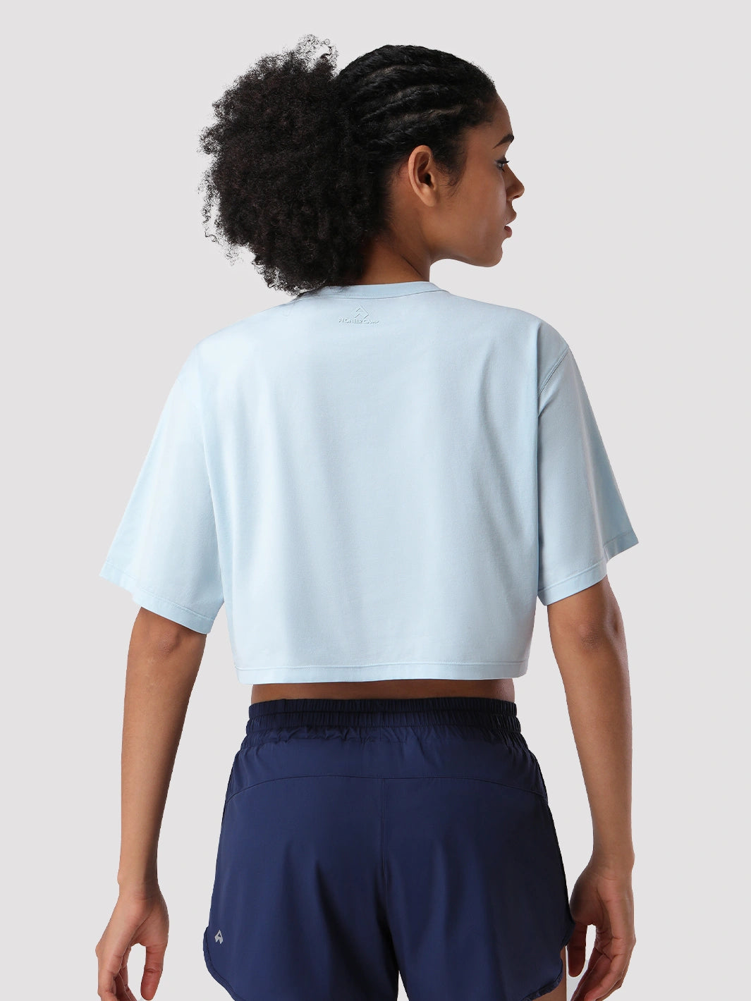 Damen Oversized Crop Sport-T-Shirt
