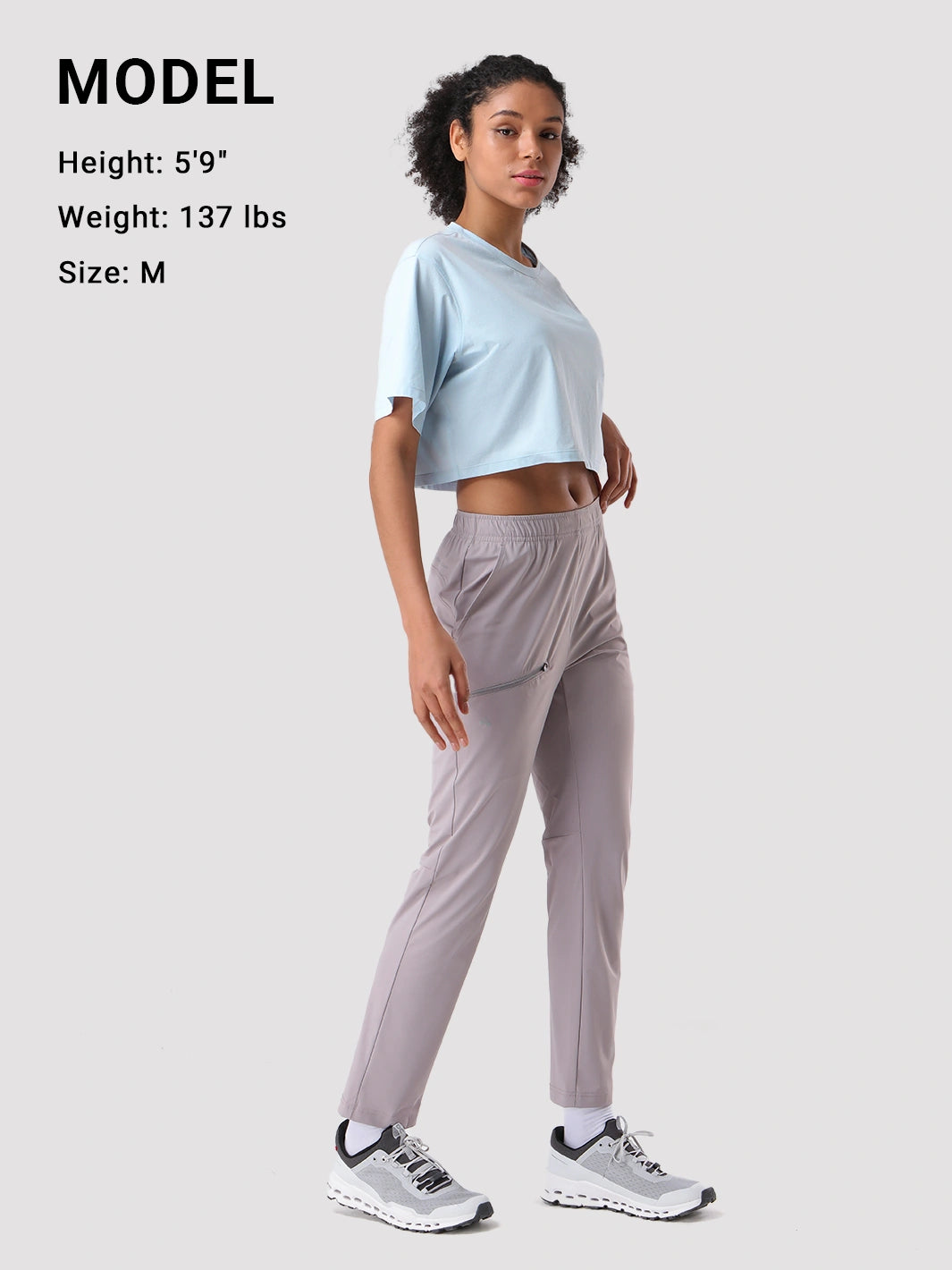 Damen Oversized Crop Sport-T-Shirt