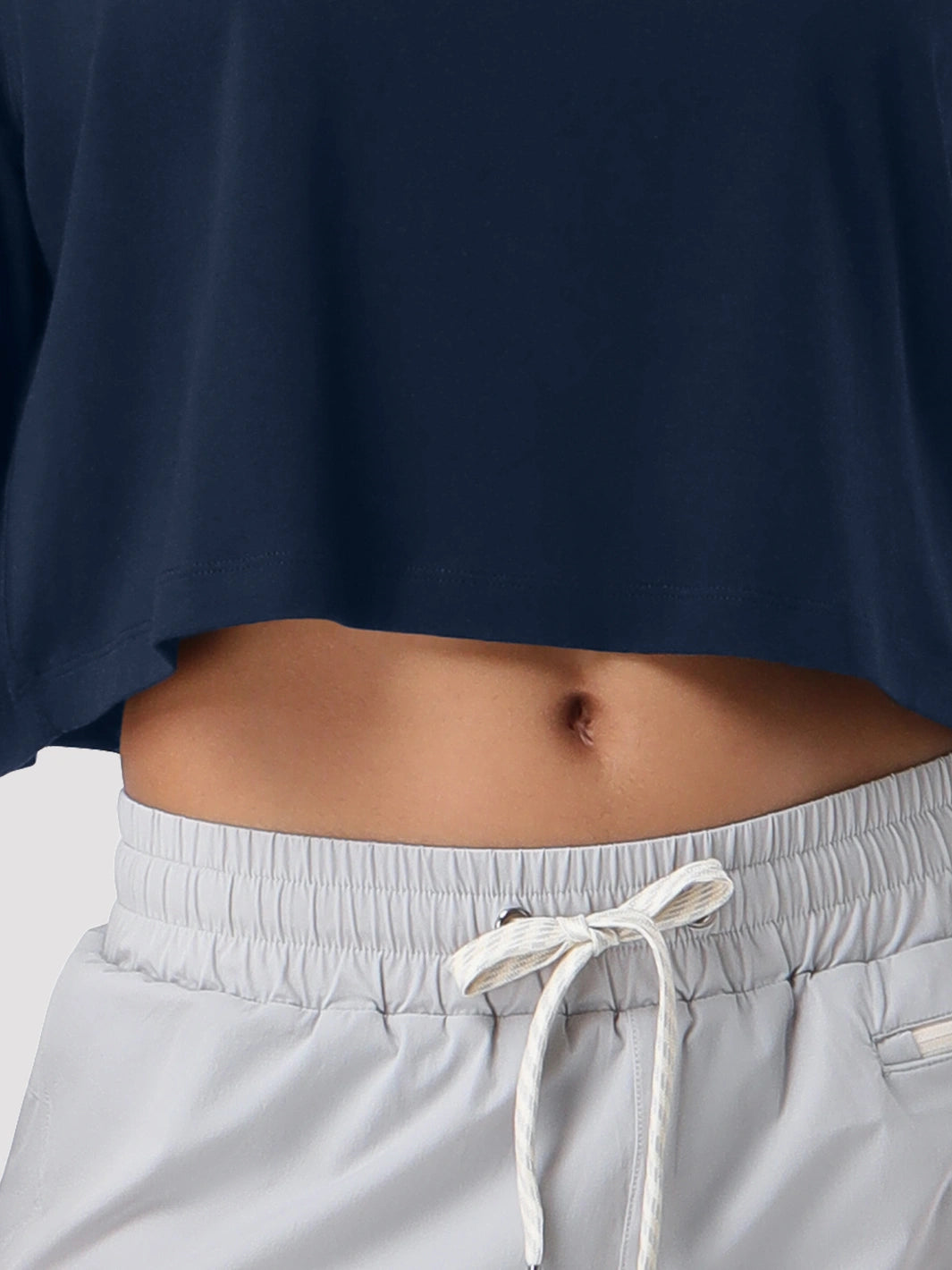 Damen Oversized Crop Sport-T-Shirt