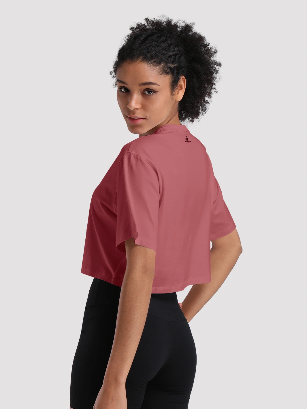 Damen Oversized Crop Sport-T-Shirt