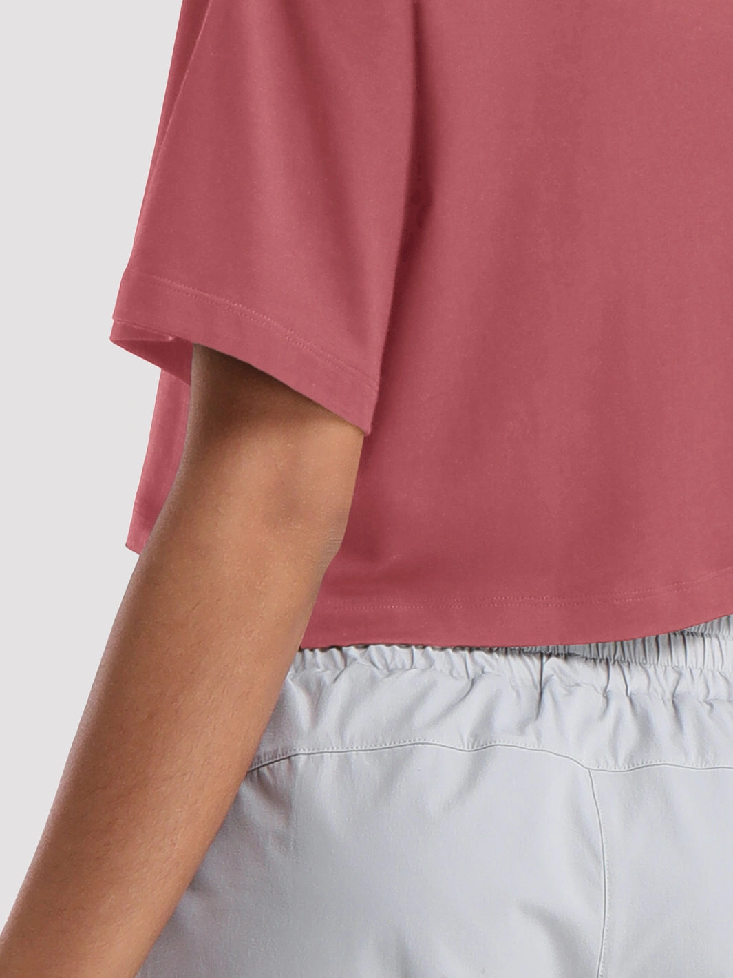 Damen Oversized Crop Sport-T-Shirt