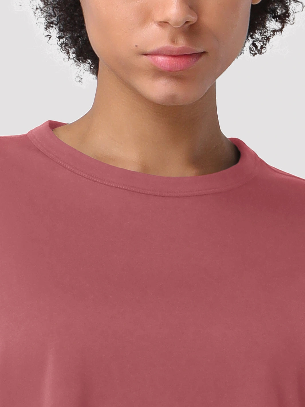 Damen Oversized Crop Sport-T-Shirt