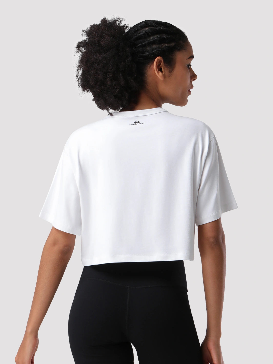 Damen Oversized Crop Sport-T-Shirt
