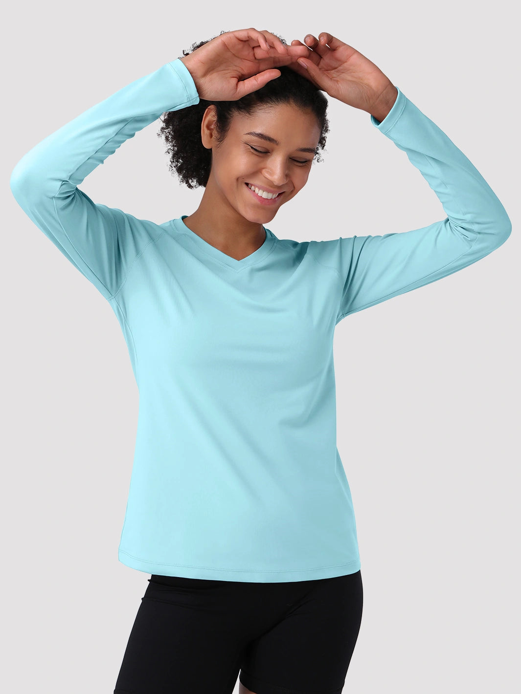 Damen UPF 50+ Schnelltrocknendes Langarmshirt