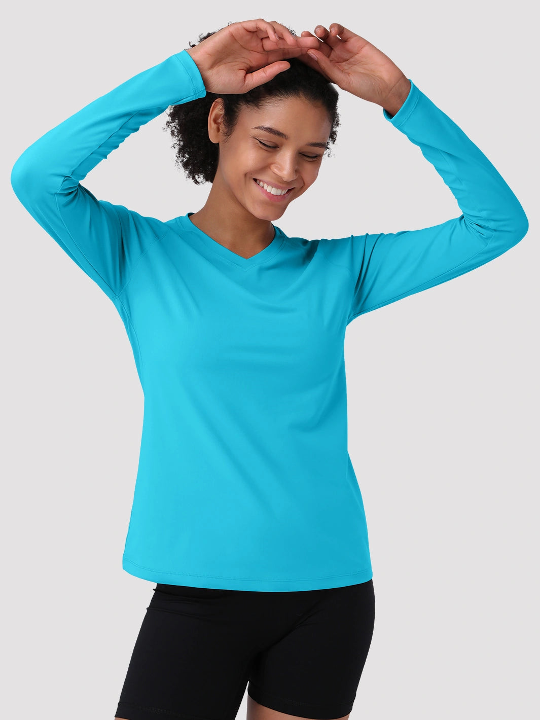 Damen UPF 50+ Schnelltrocknendes Langarmshirt