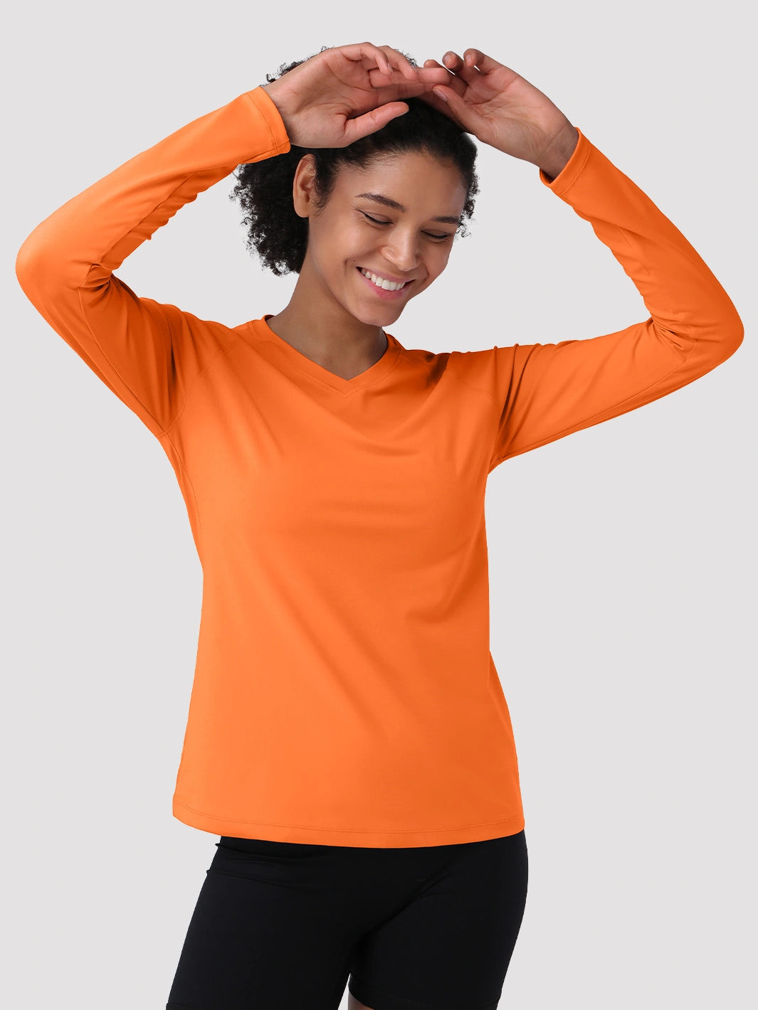 Damen UPF 50+ Schnelltrocknendes Langarmshirt