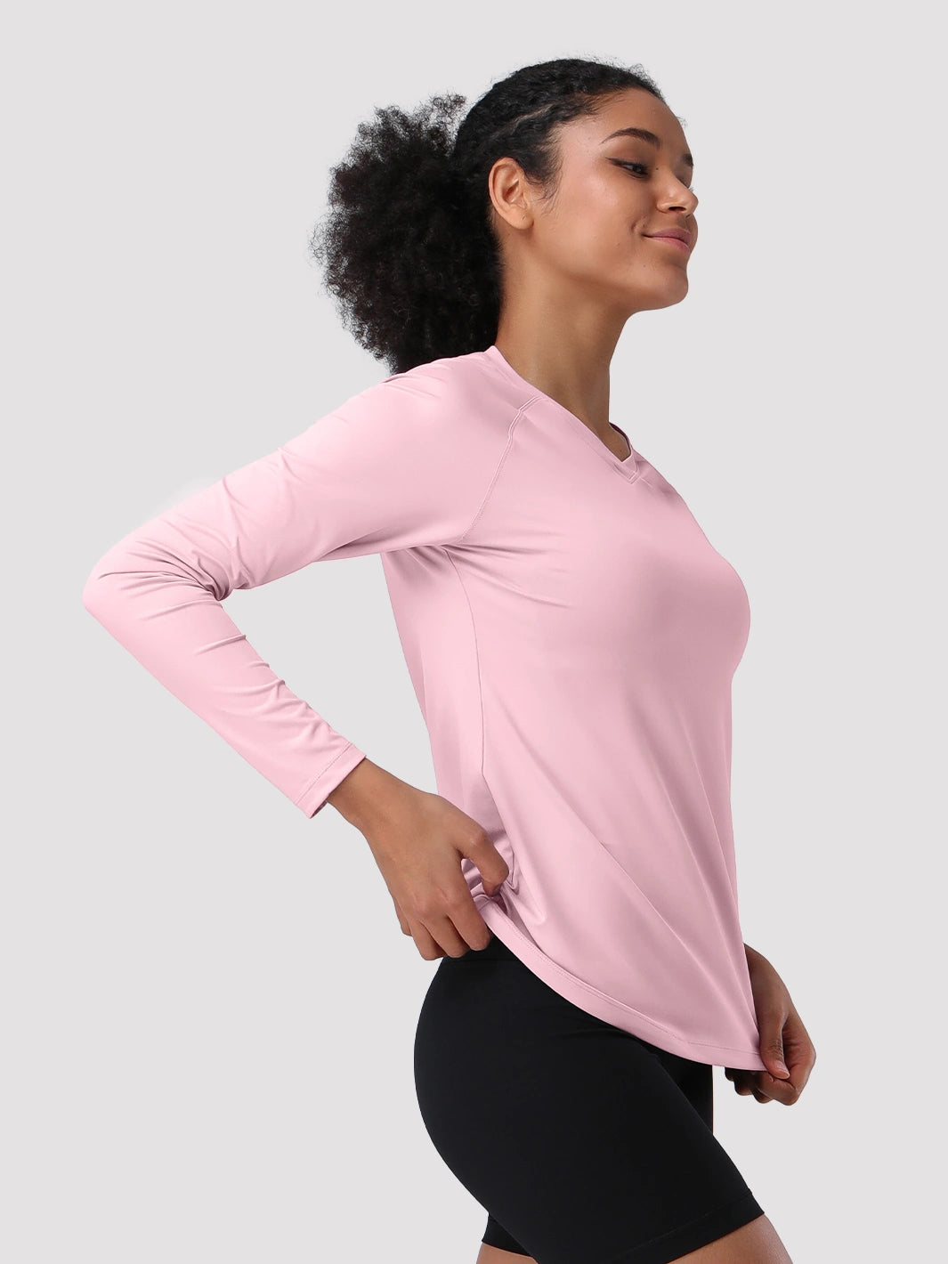 Damen UPF 50+ Schnelltrocknendes Langarmshirt