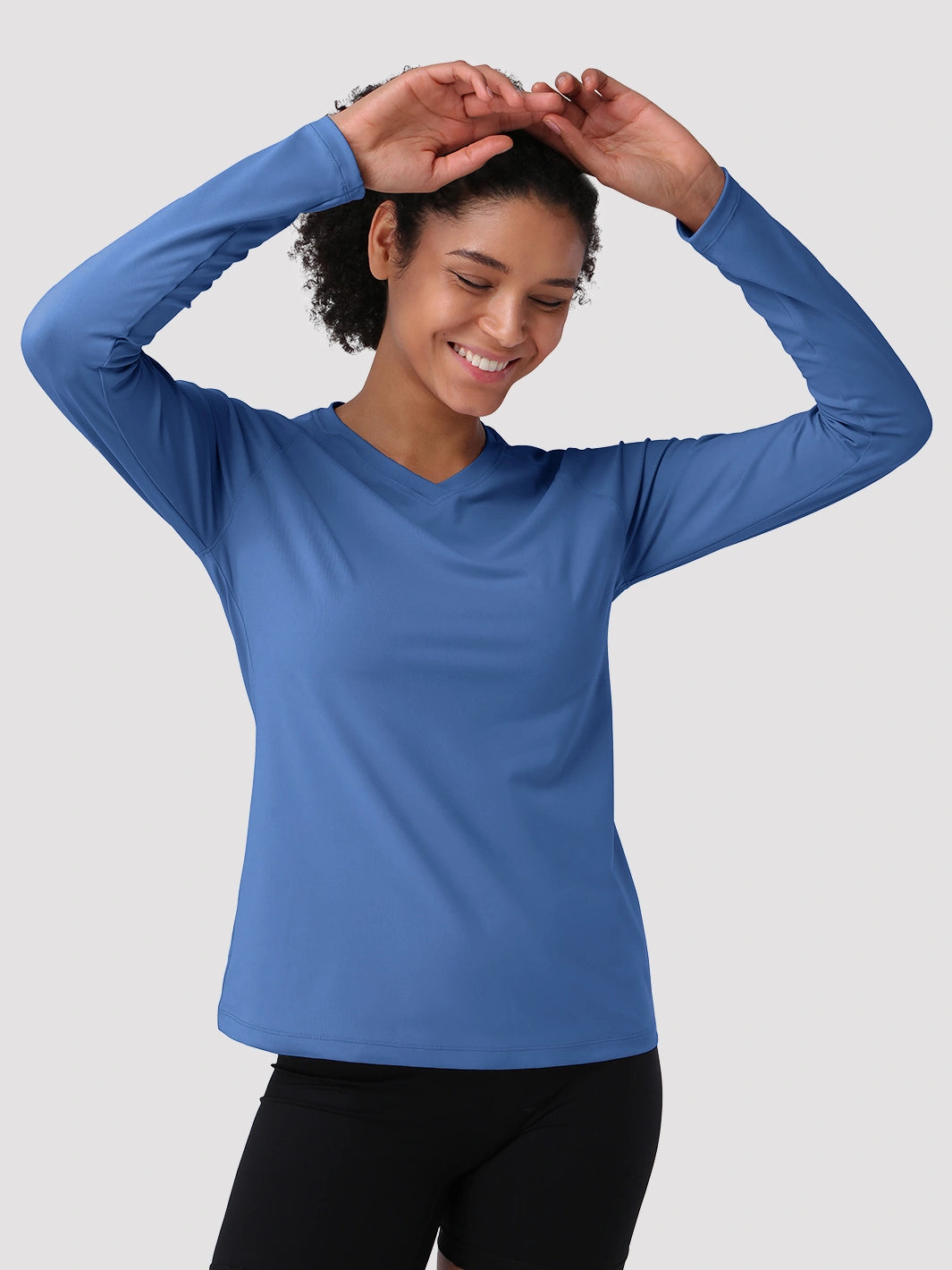 Damen UPF 50+ Schnelltrocknendes Langarmshirt