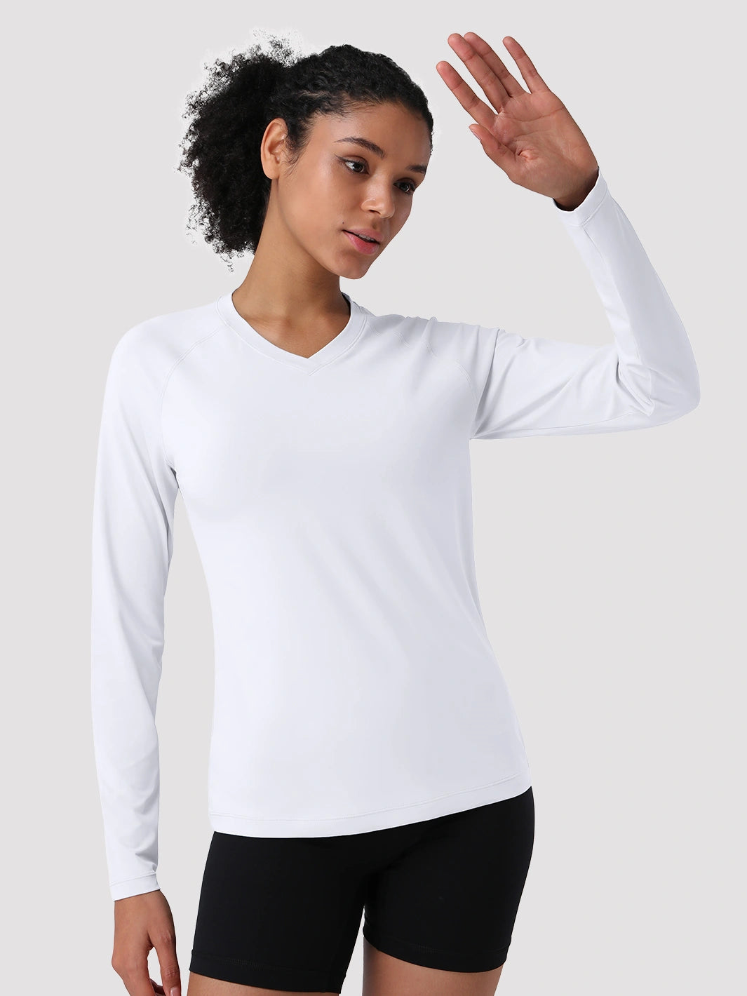 Damen UPF 50+ Schnelltrocknendes Langarmshirt