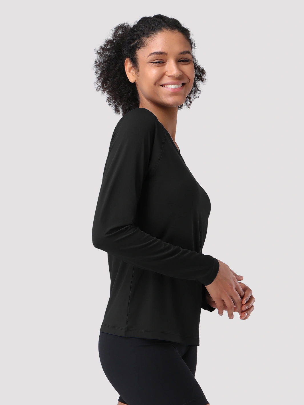 Damen UPF 50+ Schnelltrocknendes Langarmshirt