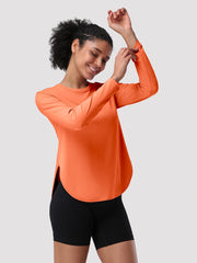 Women's UPF 50+ High-Low Hem Sun Tee PIONEER CAMP