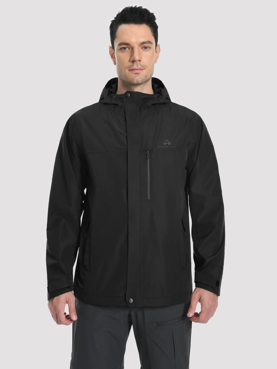 Men's Waterproof Breathable Rain Jacket PIONEER CAMP