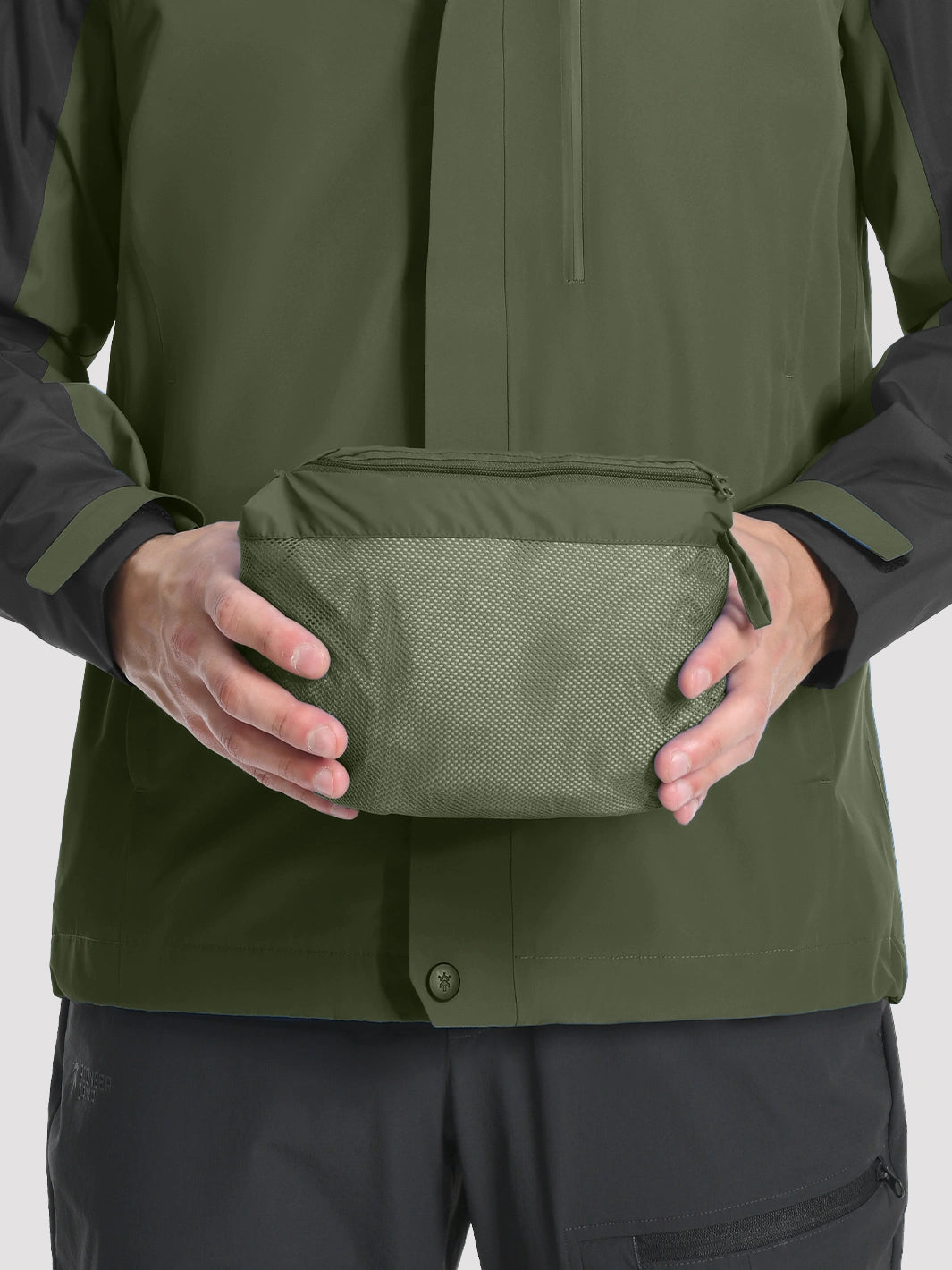 Veste de pluie imperméable et respirante pour hommes