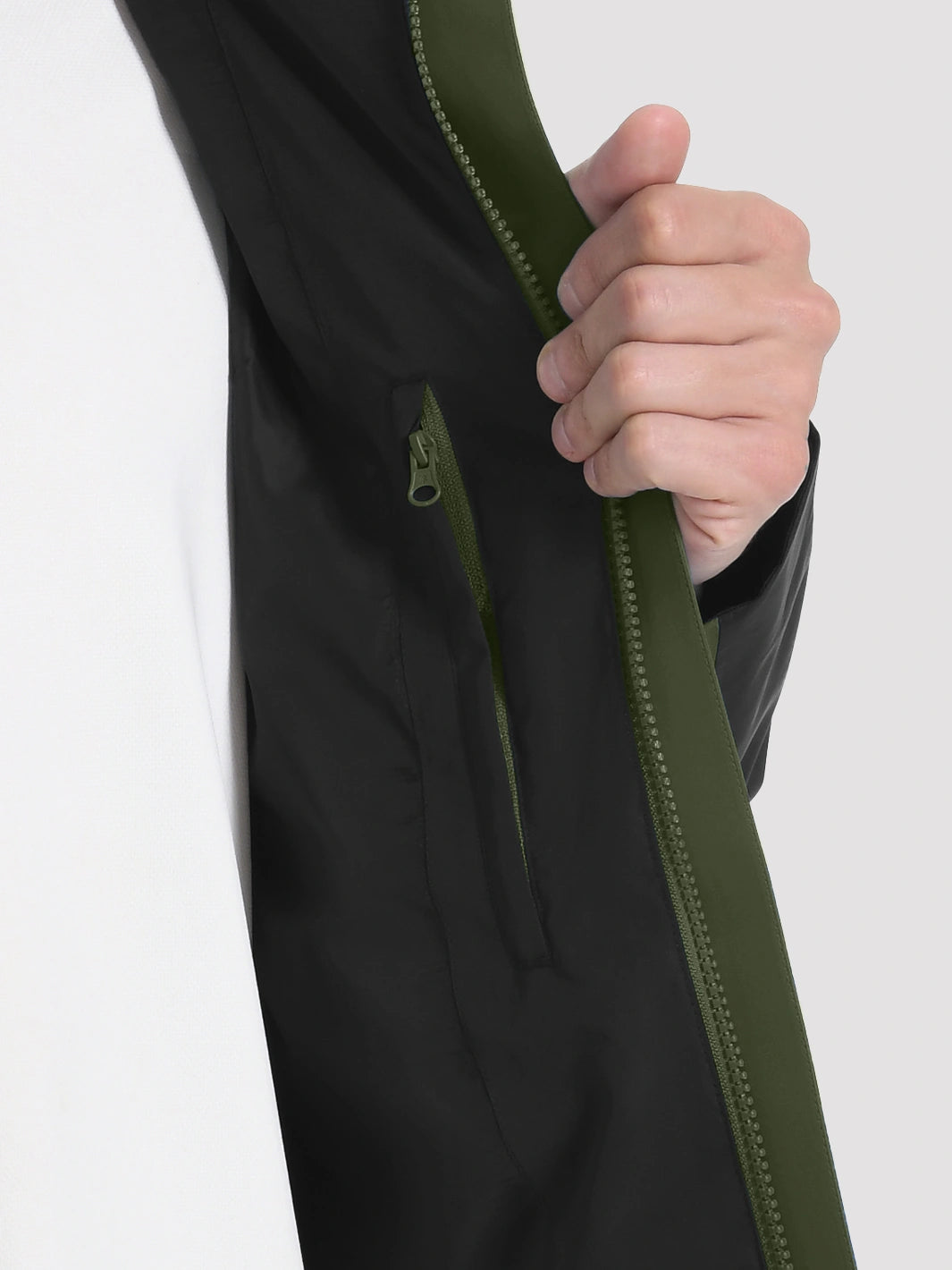 Veste de pluie imperméable et respirante pour hommes