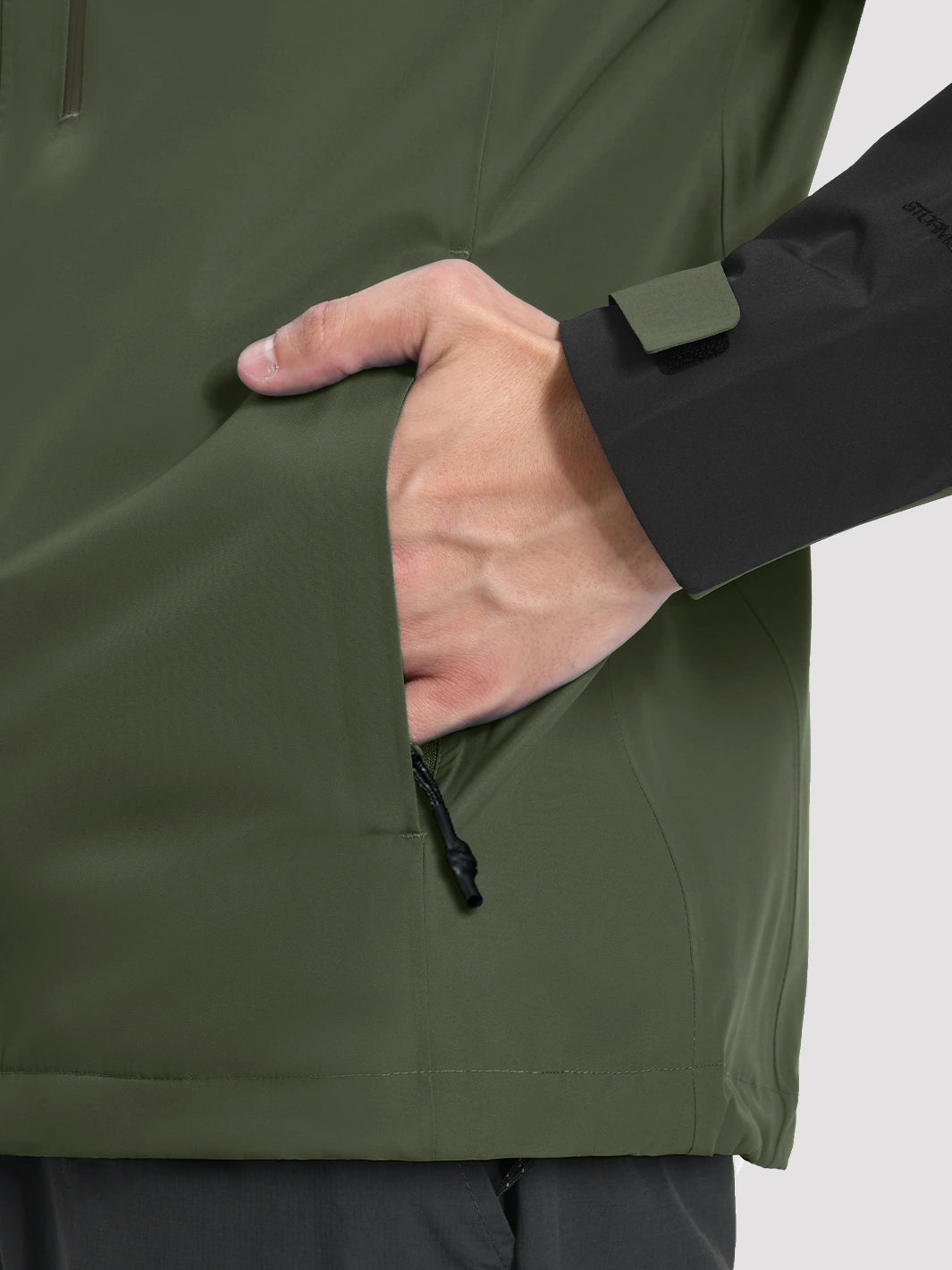 Veste de pluie imperméable et respirante pour hommes