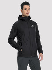 Men's Packable Lightweight Rain Jacket PIONEER CAMP