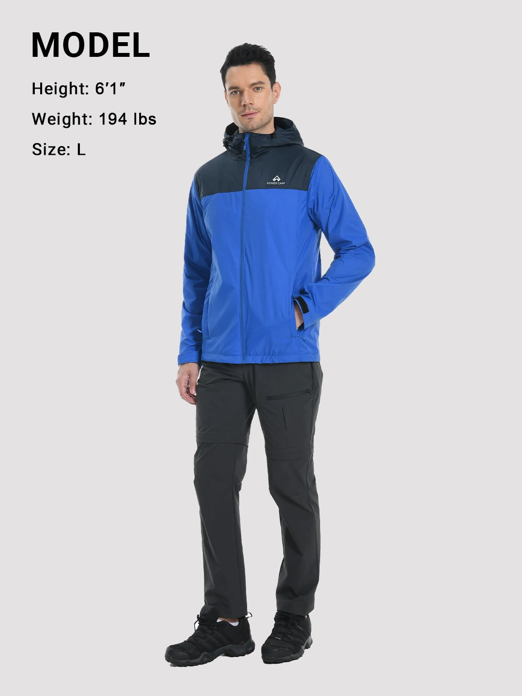 Men's Packable Lightweight Rain Jacket