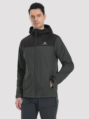 Men's Packable Lightweight Rain Jacket PIONEER CAMP
