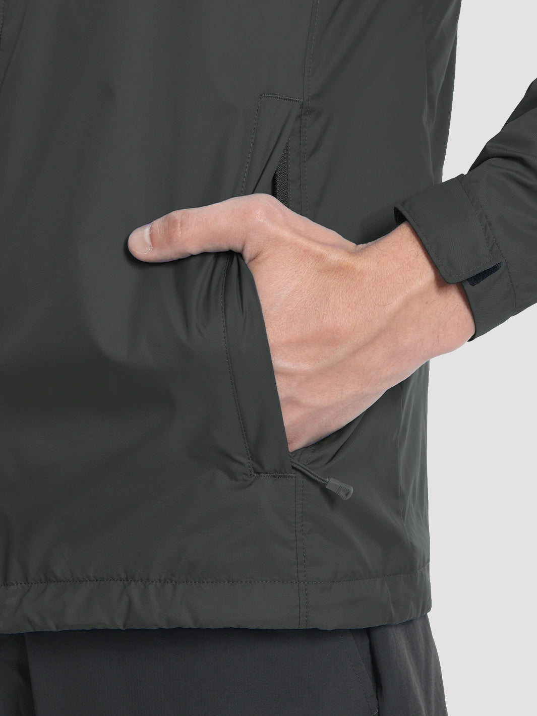 Men's Packable Lightweight Rain Jacket PIONEER CAMP