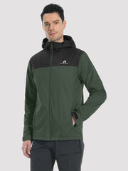 Men's Packable Lightweight Rain Jacket PIONEER CAMP