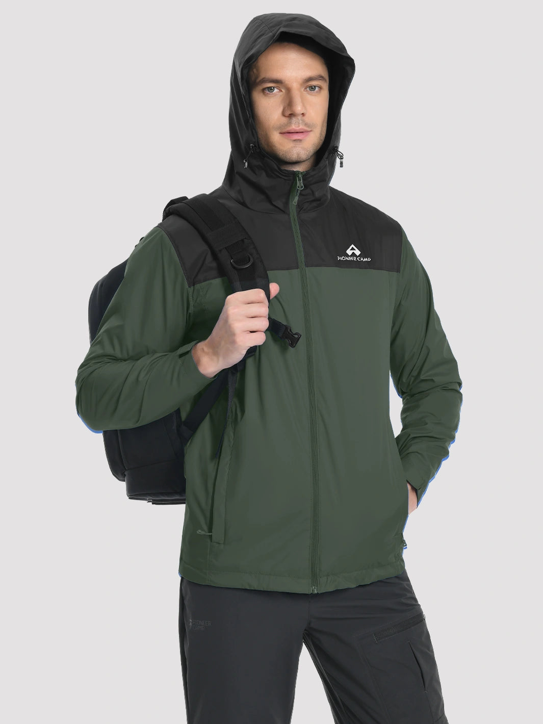Men's Packable Lightweight Rain Jacket