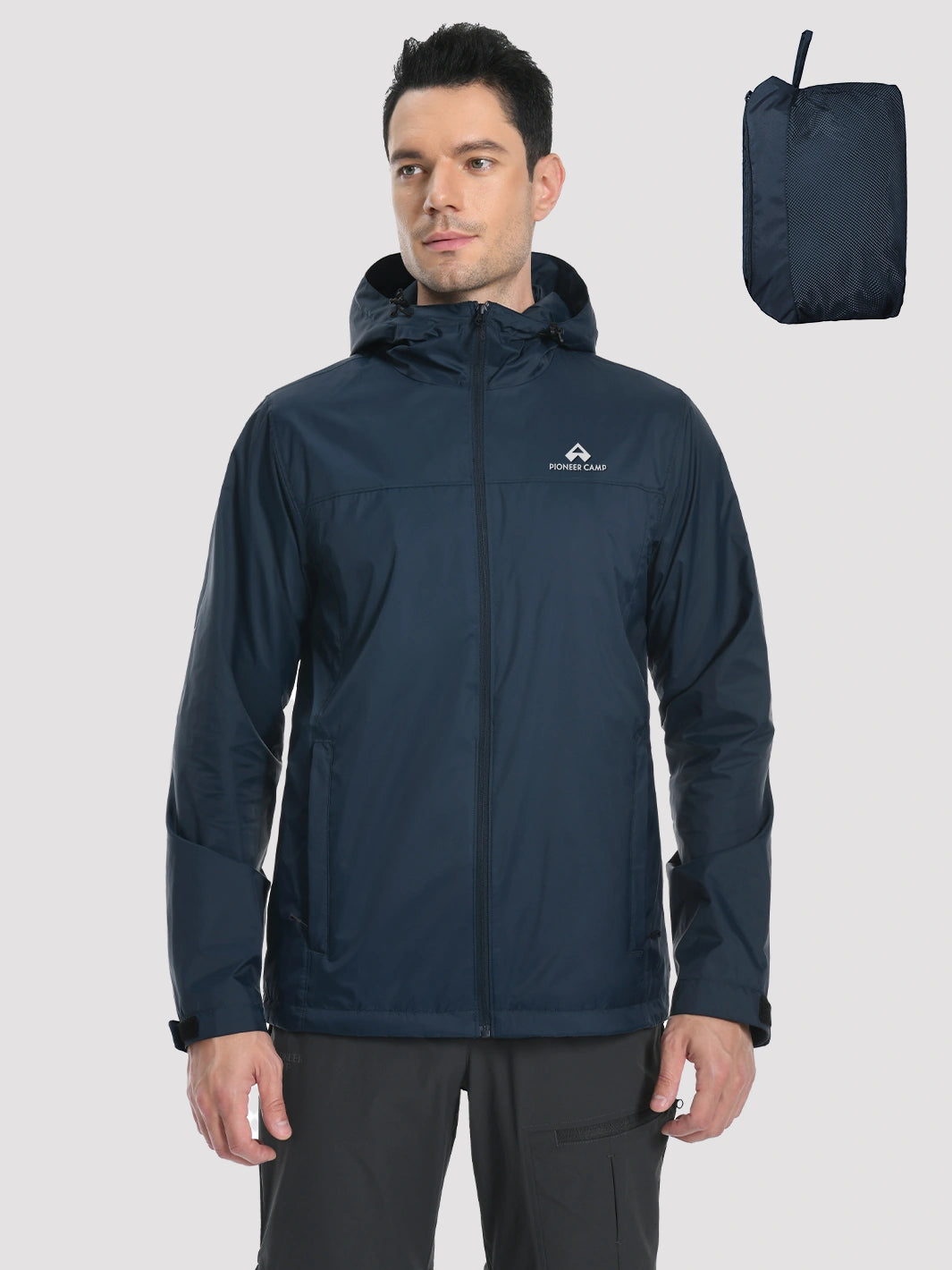 Men's Packable Lightweight Rain Jacket